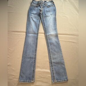 True Religion Light Blue Straight Leg Jeans